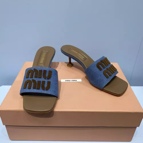 MIU MIU Slippers For Women #1331974 $85.00 USD, Wholesale Replica MIU MIU Slippers