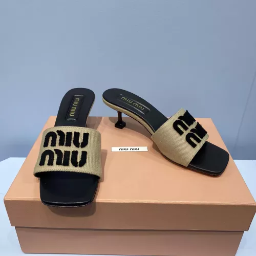 MIU MIU Slippers For Women #1331976 $85.00 USD, Wholesale Replica MIU MIU Slippers