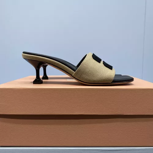 Replica MIU MIU Slippers For Women #1331976 $85.00 USD for Wholesale