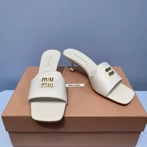 MIU MIU Slippers For Women #1331977 $85.00 USD, Wholesale Replica MIU MIU Slippers