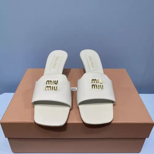 Replica MIU MIU Slippers For Women #1331977 $85.00 USD for Wholesale