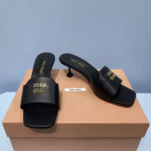 MIU MIU Slippers For Women #1331978 $85.00 USD, Wholesale Replica MIU MIU Slippers