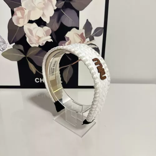 Replica MIU MIU Headband For Women #1332216 $29.00 USD for Wholesale