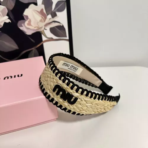 Replica MIU MIU Headband For Women #1332218 $29.00 USD for Wholesale