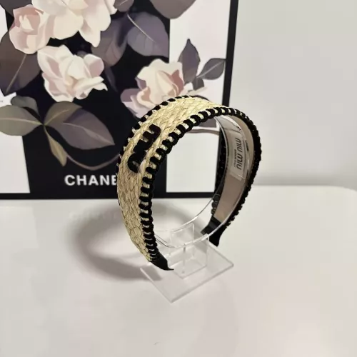 Replica MIU MIU Headband For Women #1332218 $29.00 USD for Wholesale