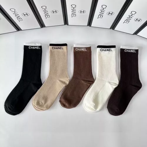 Replica Chanel Socks #1332401 $29.00 USD for Wholesale