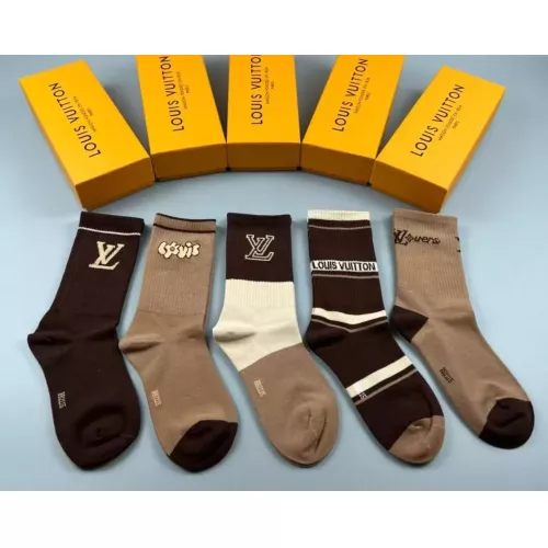 Louis Vuitton LV Socks For Women #1332413 $29.00 USD, Wholesale Replica Louis Vuitton LV Socks