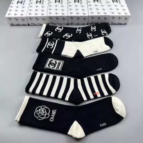 Replica Chanel Socks For Women #1332429 $29.00 USD for Wholesale