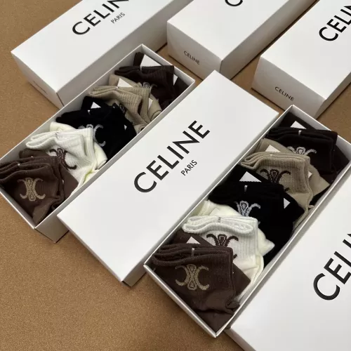 Replica Celine Socks For Women #1332484 $25.00 USD for Wholesale