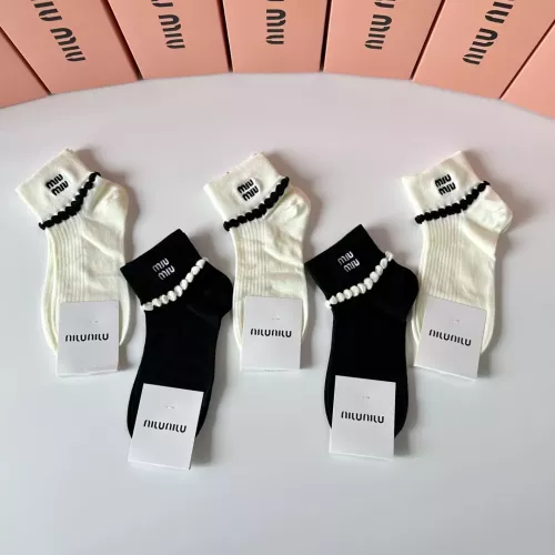 Replica MIU MIU Socks #1332496 $29.00 USD for Wholesale