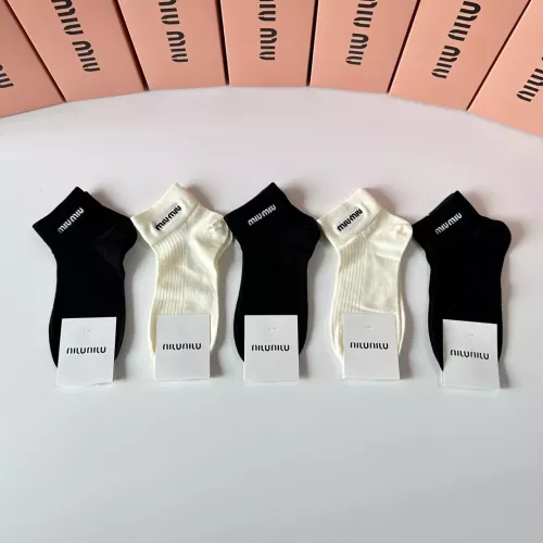 MIU MIU Socks #1332497 $29.00 USD, Wholesale Replica MIU MIU Socks