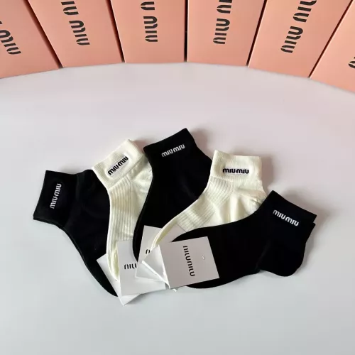 Replica MIU MIU Socks #1332497 $29.00 USD for Wholesale