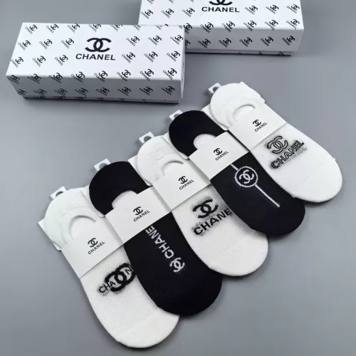 Replica Chanel Socks For Women #1332505 $25.00 USD for Wholesale