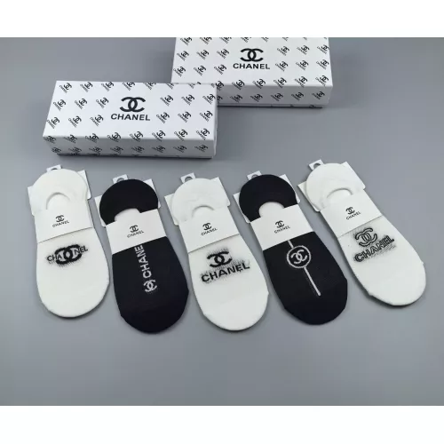Replica Chanel Socks For Women #1332505 $25.00 USD for Wholesale