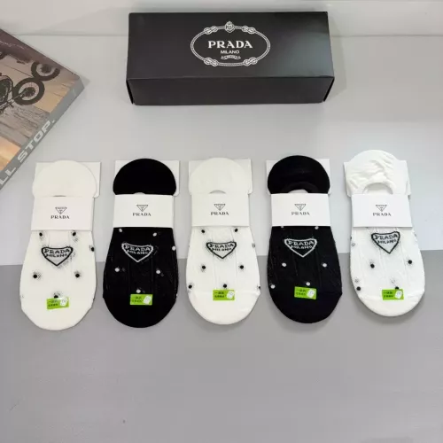 Prada Socks #1332514 $27.00 USD, Wholesale Replica Prada Socks