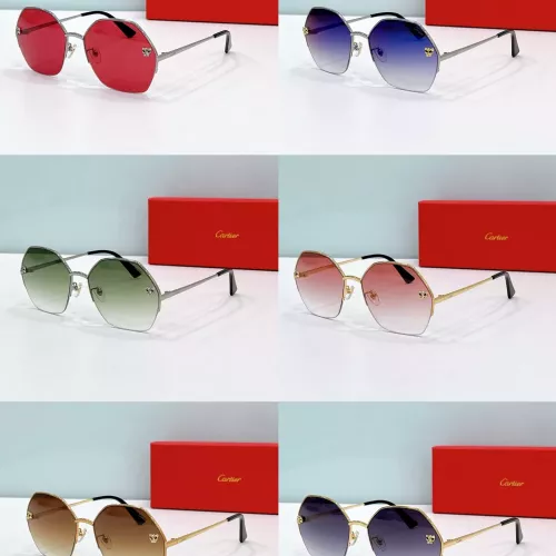 Replica Cartier AAA Quality Sunglassess #1333180 $48.00 USD for Wholesale