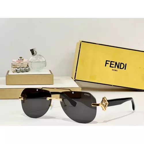 Fendi AAA Quality Sunglasses #1333303 $60.00 USD, Wholesale Replica Fendi AAA Quality Sunglasses