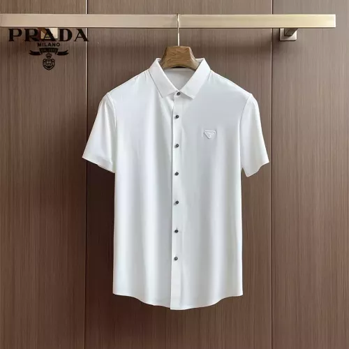 Prada Shirts Short Sleeved For Men #1333426 $52.00 USD, Wholesale Replica Prada Shirts