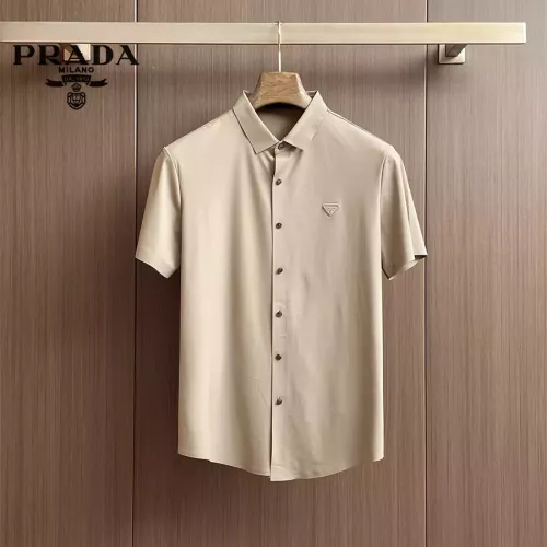 Prada Shirts Short Sleeved For Men #1333427 $52.00 USD, Wholesale Replica Prada Shirts