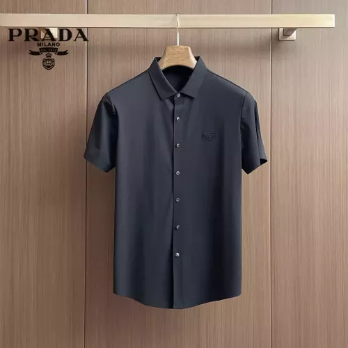 Prada Shirts Short Sleeved For Men #1333429 $52.00 USD, Wholesale Replica Prada Shirts