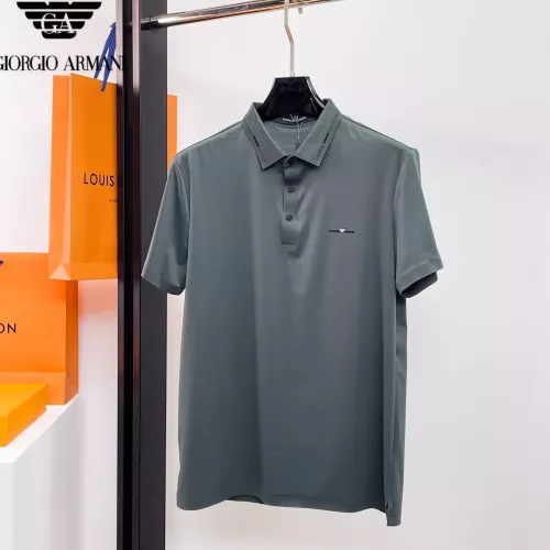 Armani T-Shirts Short Sleeved For Men #1333471