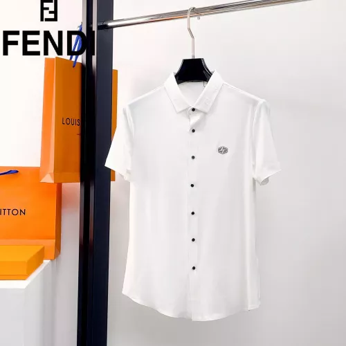 Fendi Shirts Short Sleeved For Men #1333496 $52.00 USD, Wholesale Replica Fendi Shirts