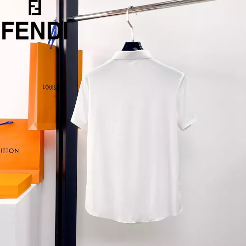 Replica Fendi Shirts Short Sleeved For Men #1333496 $52.00 USD for Wholesale