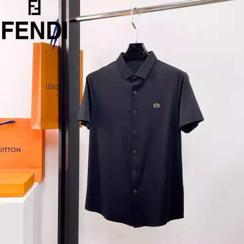 Fendi Shirts Short Sleeved For Men #1333499 $52.00 USD, Wholesale Replica Fendi Shirts