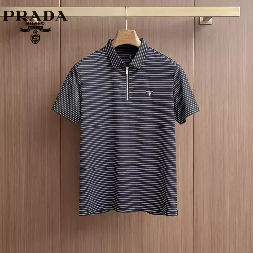 Prada T-Shirts Short Sleeved For Men #1333521 $48.00 USD, Wholesale Replica Prada T-Shirts