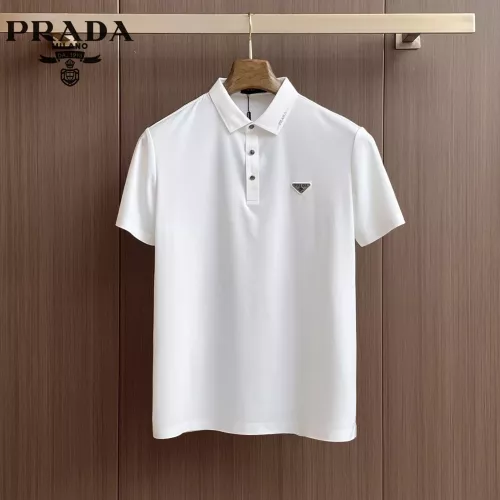 Prada T-Shirts Short Sleeved For Men #1333522 $48.00 USD, Wholesale Replica Prada T-Shirts