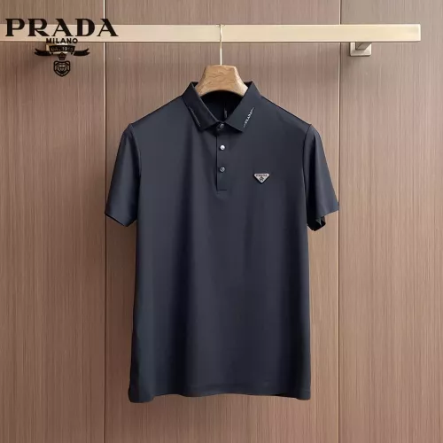 Prada T-Shirts Short Sleeved For Men #1333525 $48.00 USD, Wholesale Replica Prada T-Shirts