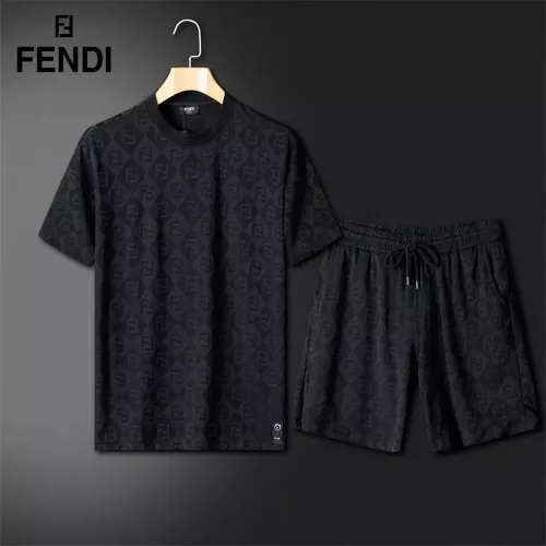 Fendi Tracksuits Short Sleeved For Unisex #1333534 $64.00 USD, Wholesale Replica Fendi Tracksuits