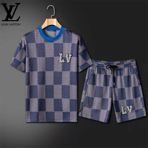 Louis Vuitton LV Tracksuits Short Sleeved For Unisex #1333545 $64.00 USD, Wholesale Replica Louis Vuitton LV Tracksuits