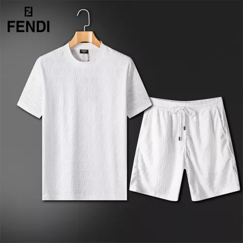 Fendi Tracksuits Short Sleeved For Unisex #1333550 $64.00 USD, Wholesale Replica Fendi Tracksuits