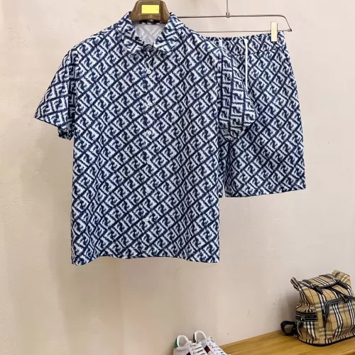 Fendi Tracksuits Short Sleeved For Men #1333562 $64.00 USD, Wholesale Replica Fendi Tracksuits