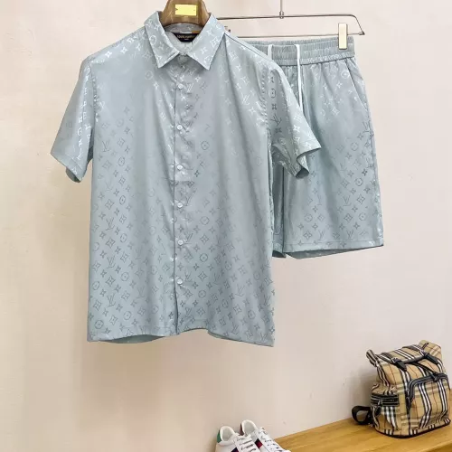 Louis Vuitton LV Tracksuits Short Sleeved For Men #1333585 $64.00 USD, Wholesale Replica Louis Vuitton LV Tracksuits