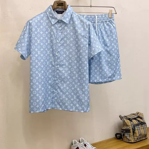 Louis Vuitton LV Tracksuits Short Sleeved For Men #1333586 $64.00 USD, Wholesale Replica Louis Vuitton LV Tracksuits