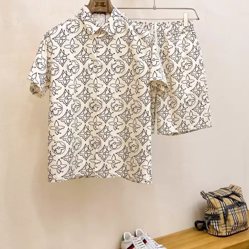 Louis Vuitton LV Tracksuits Short Sleeved For Men #1333590 $64.00 USD, Wholesale Replica Louis Vuitton LV Tracksuits