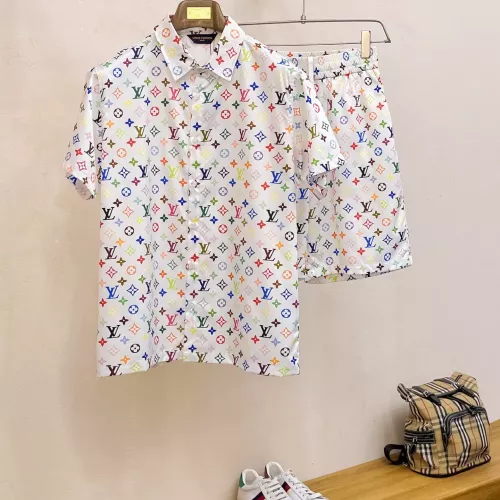 Louis Vuitton LV Tracksuits Short Sleeved For Men #1333597 $64.00 USD, Wholesale Replica Louis Vuitton LV Tracksuits