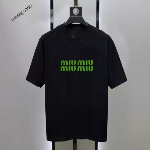MIU MIU T-Shirts Short Sleeved For Unisex #1333642