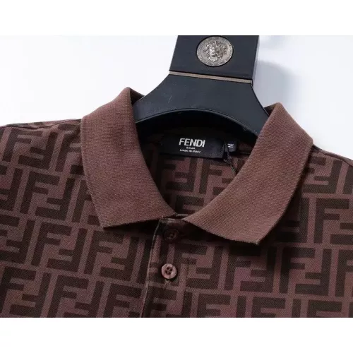 Replica Fendi T-Shirts Short Sleeved For Men #1333776 $32.00 USD for Wholesale