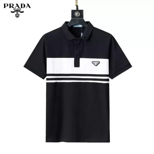 Prada T-Shirts Short Sleeved For Men #1333829 $32.00 USD, Wholesale Replica Prada T-Shirts