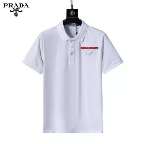 Prada T-Shirts Short Sleeved For Men #1333832 $32.00 USD, Wholesale Replica Prada T-Shirts
