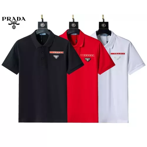 Replica Prada T-Shirts Short Sleeved For Men #1333835 $32.00 USD for Wholesale