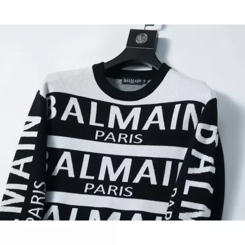 Replica Balmain Sweaters Long Sleeved For Men #1333878 $45.00 USD for Wholesale