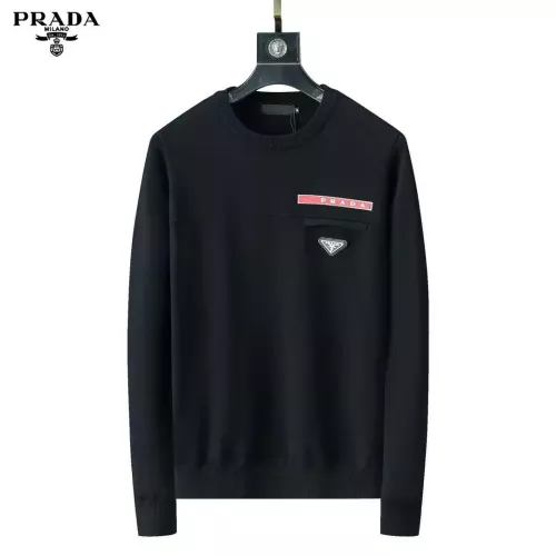 Prada Sweaters Long Sleeved For Men #1333933 $45.00 USD, Wholesale Replica Prada Sweater