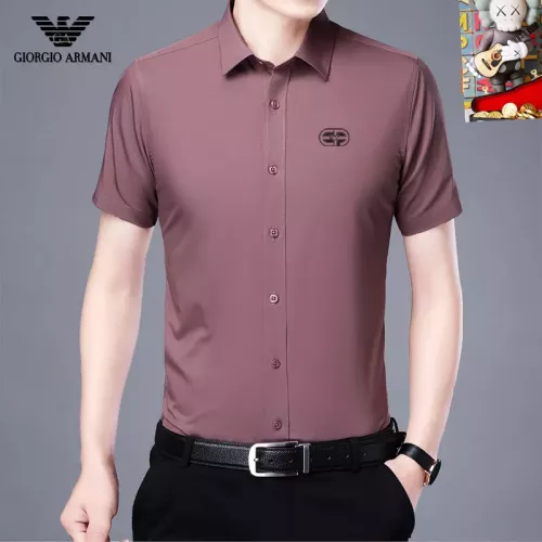 Armani Shirts Short Sleeved For Unisex #1334199