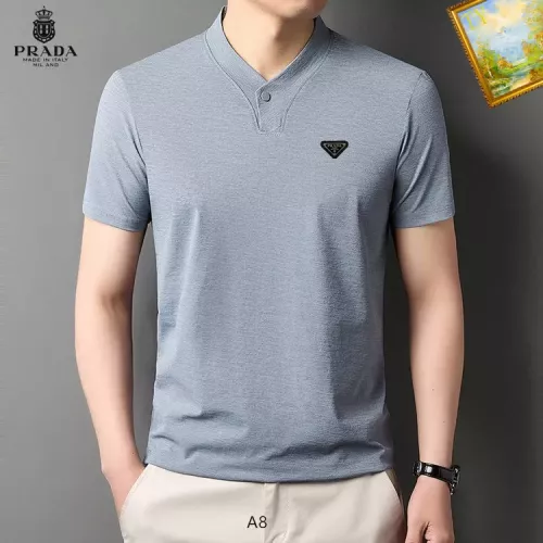 Prada T-Shirts Short Sleeved For Men #1334387