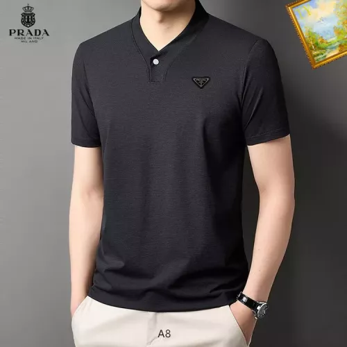 Prada T-Shirts Short Sleeved For Men #1334391