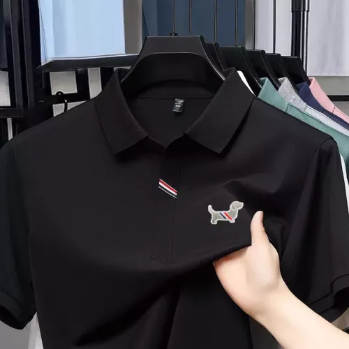 Replica Thom Browne TB T-Shirts Short Sleeved For Men #1334400 $34.00 USD for Wholesale